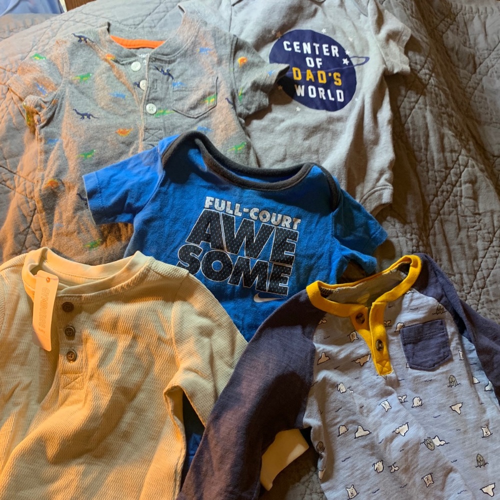 Baby Boy Onesie/Shirt Bundle